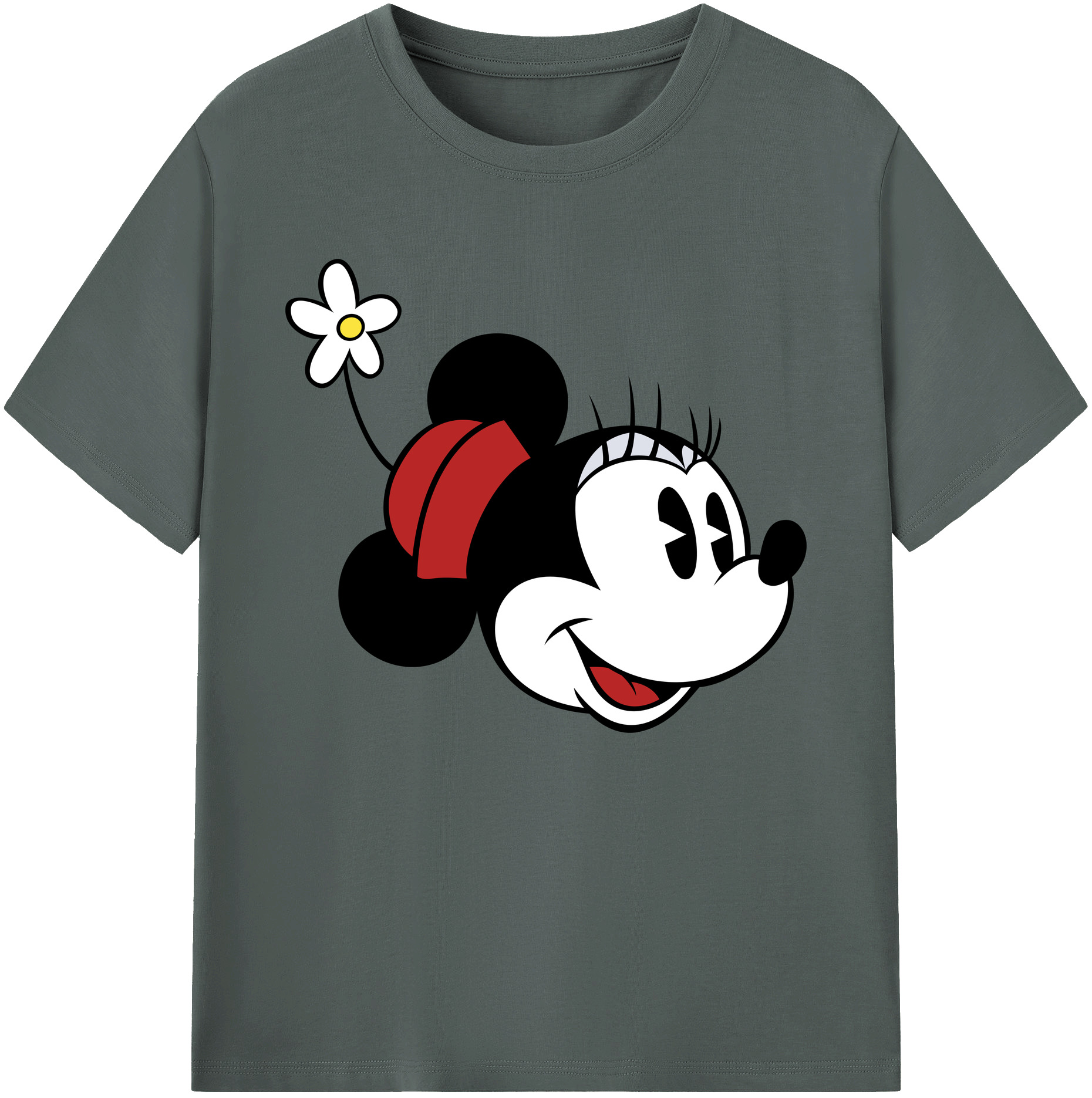 ミッキーマウス Mickey Mouse 綿100％ メンズ半袖Tシャツ｜肌触りやわらか＆通気性